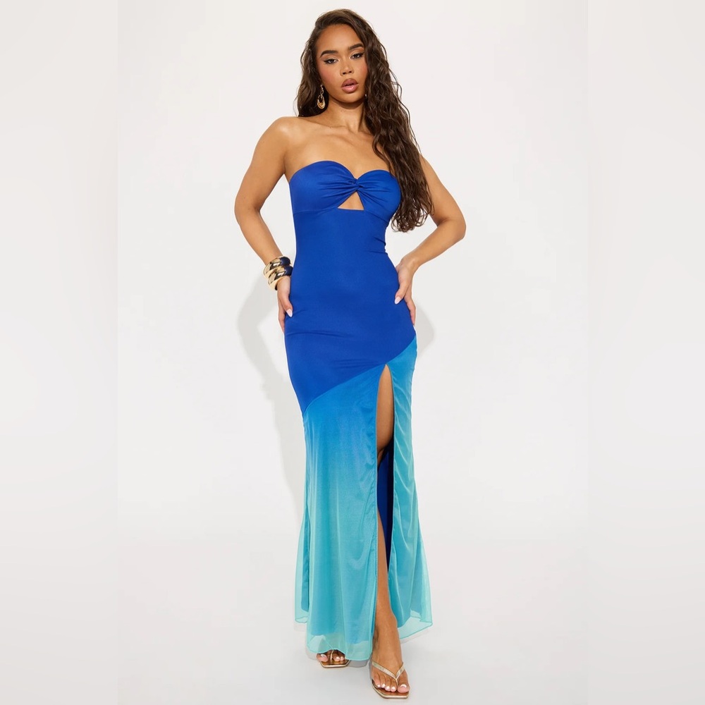 Fashion Nova Vanessa Ombre Maxi Dress
